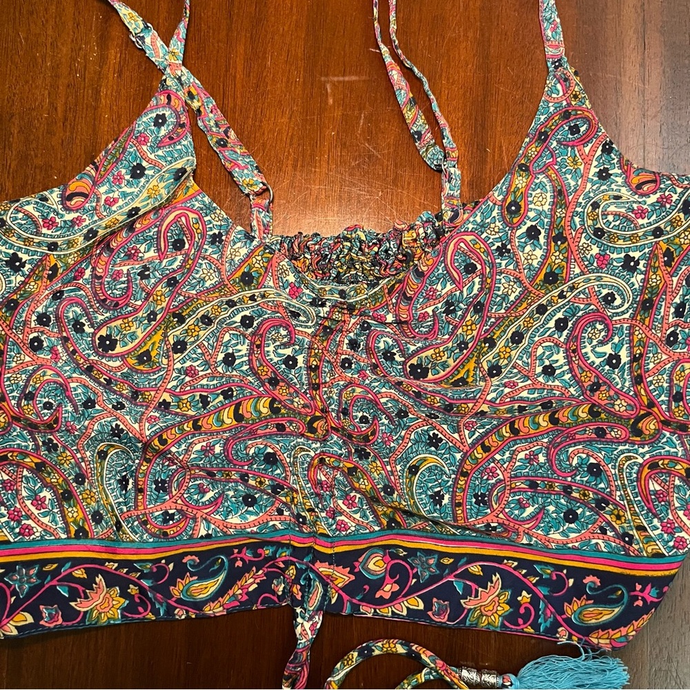 Paisley Print Women's Top